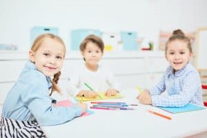 Kids in kindergarten